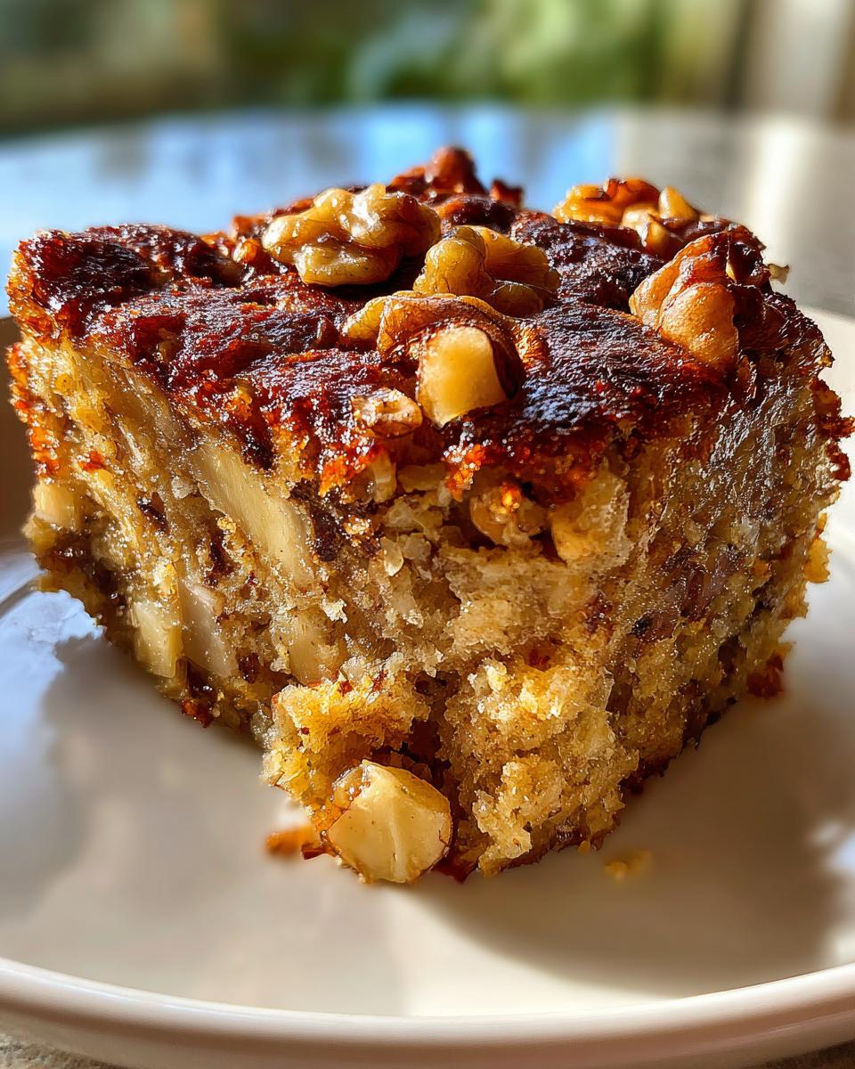 Baked Oatmeal Cake - detail 1