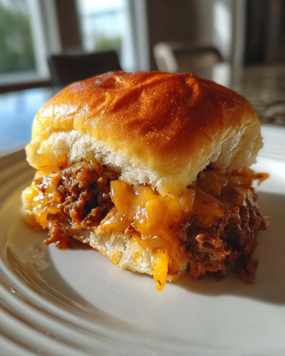 Beef & Cheddar Sliders - detail 2