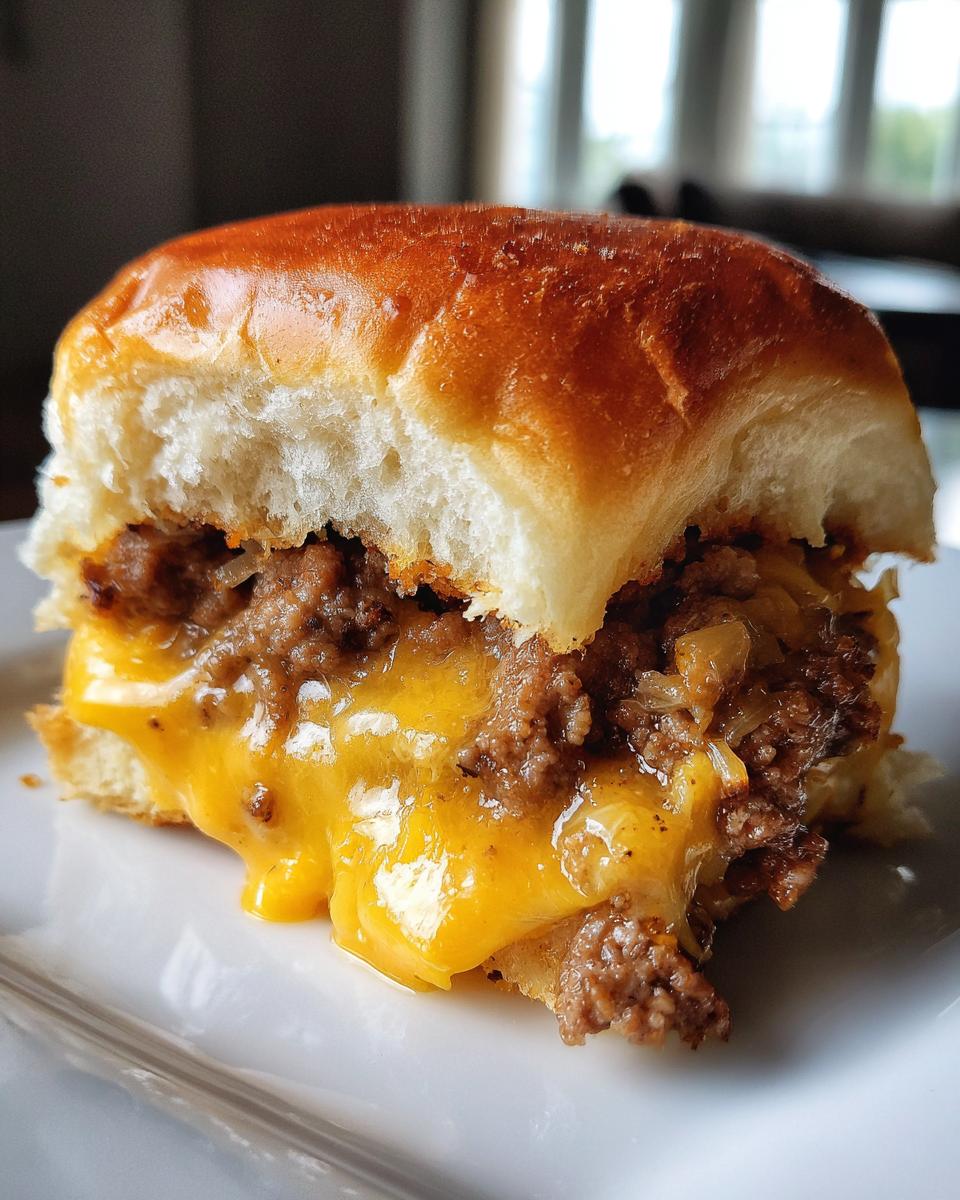 Beef & Cheddar Sliders - detail 3