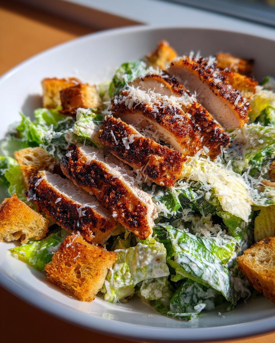 22-Minute Blackened Chicken Caesar Salad - Divine & Easy 5 Blackened Chicken Caesar Salad - detail 1