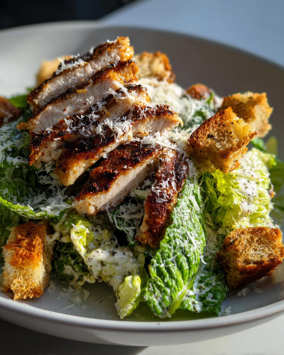 22-Minute Blackened Chicken Caesar Salad - Divine & Easy 6 Blackened Chicken Caesar Salad - detail 2