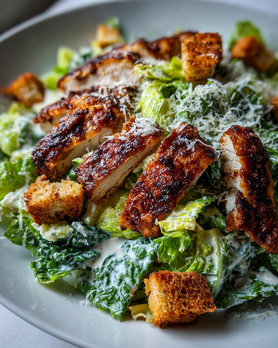 22-Minute Blackened Chicken Caesar Salad - Divine & Easy 7 Blackened Chicken Caesar Salad - detail 3