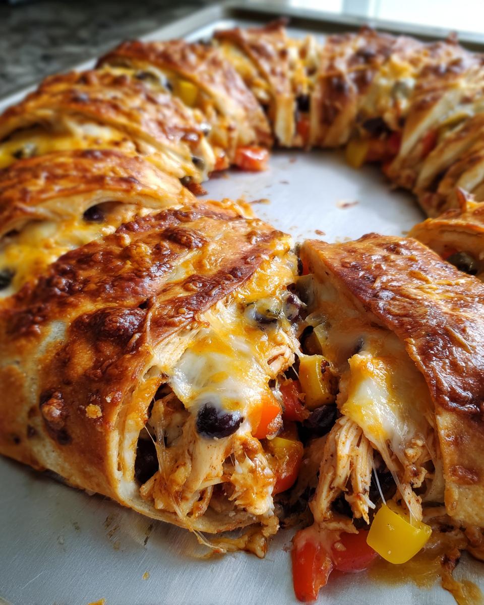 1 Amazing Blooming Quesadilla Ring That Wows Every Time 8 Blooming Quesadilla Ring - detail 3