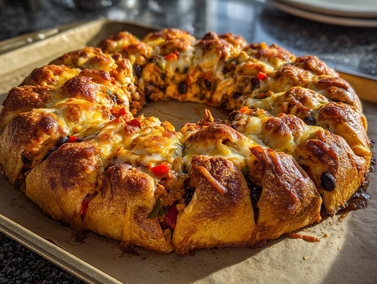 Blooming Quesadilla Ring