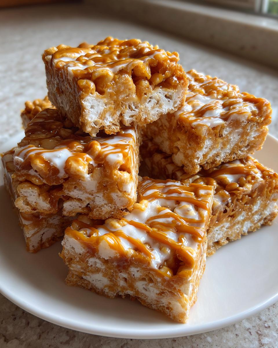 Irresistible Brown Butter Dulce de Leche Rice Krispie Treats Recipe 5 Brown Butter Dulce de Leche Rice Krispie Treats - detail 1