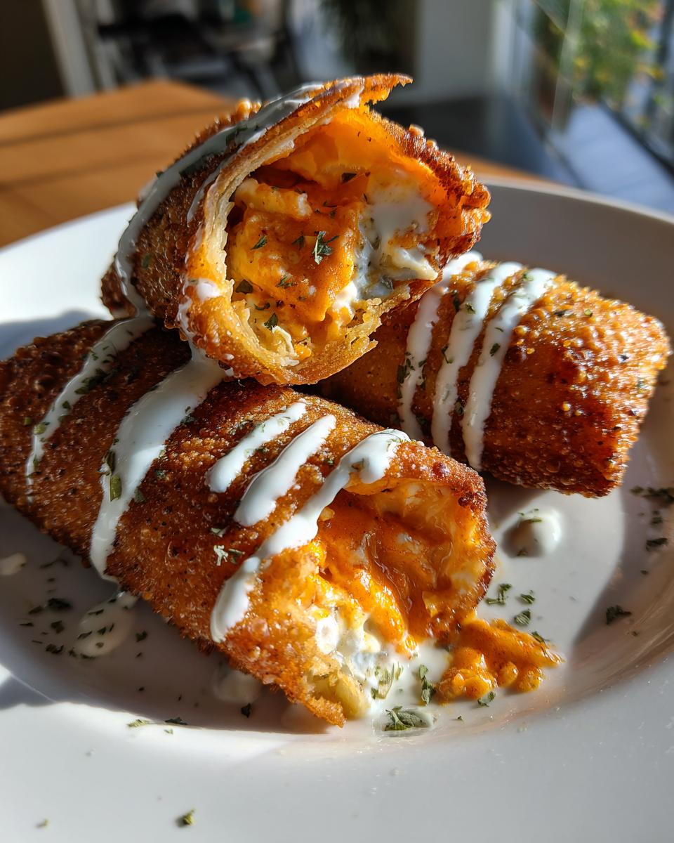 Buffalo Chicken Dip Egg Rolls - detail 1