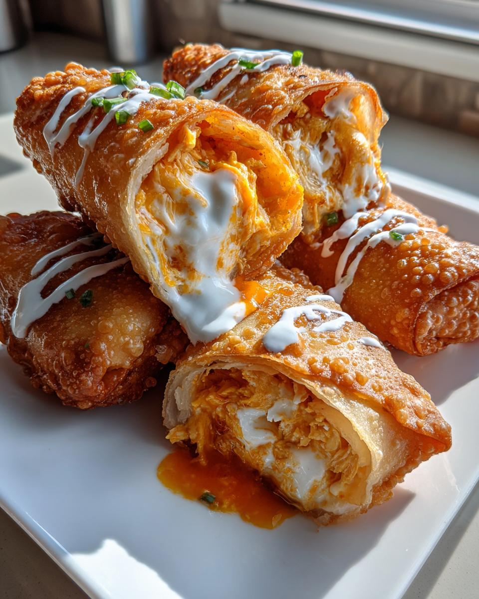 Buffalo Chicken Dip Egg Rolls - detail 2