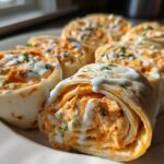 Savory Buffalo Chicken Tortilla Pinwheels: A 5-Star Party Snack 10 Buffalo Chicken Tortilla Pinwheels