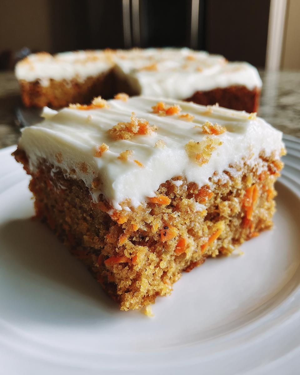 Irresistible 2-Layer Carrot Cake Bars with Cream Cheese Frosting 7 Carrot Cake Bars with Cream Cheese Frosting - detail 2