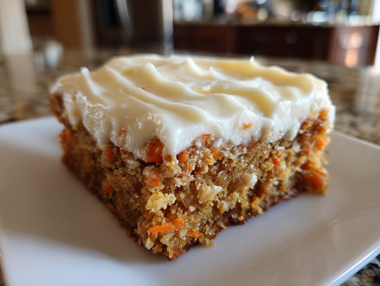 Carrot Cake Bars with Cream Cheese Frosting