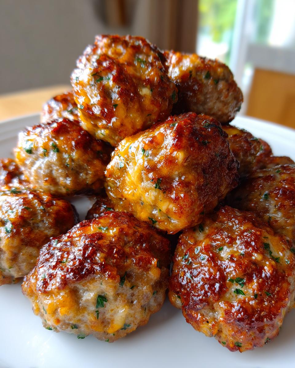 Irresistible Cheddar Bay Sausage Balls Recipe in 15 Minutes 9 Cheddar Bay Sausage Balls recipe - detail 4