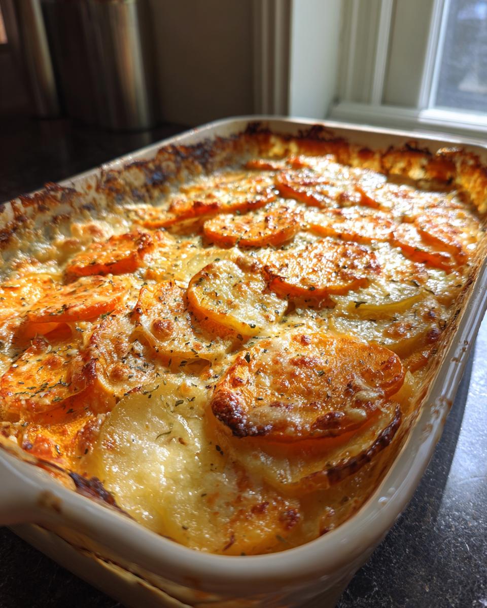Cheesy Root Vegetable Gratin - detail 2