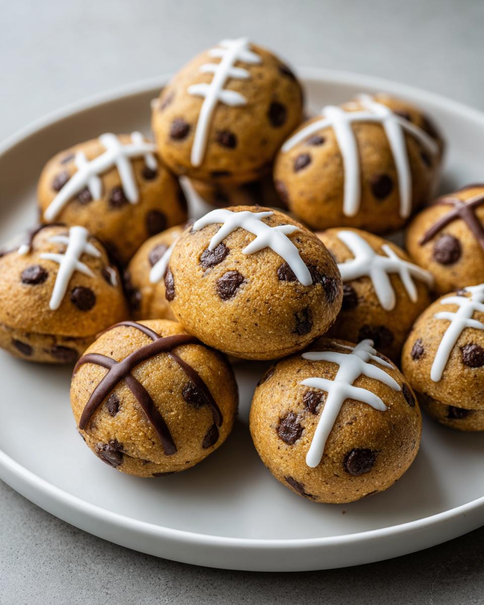 Chocolate Chip Cookie Dough Footballs - detail 2