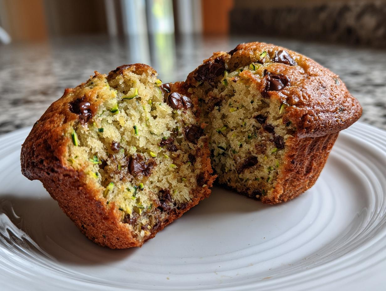 Chocolate Chip Zucchini Muffins Recipe
