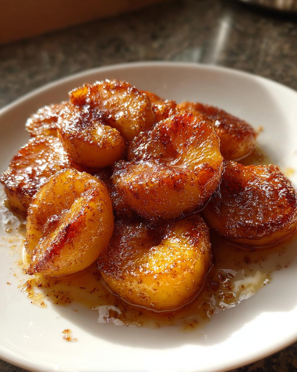 Cinnamon Sugar Baked Peaches - detail 3