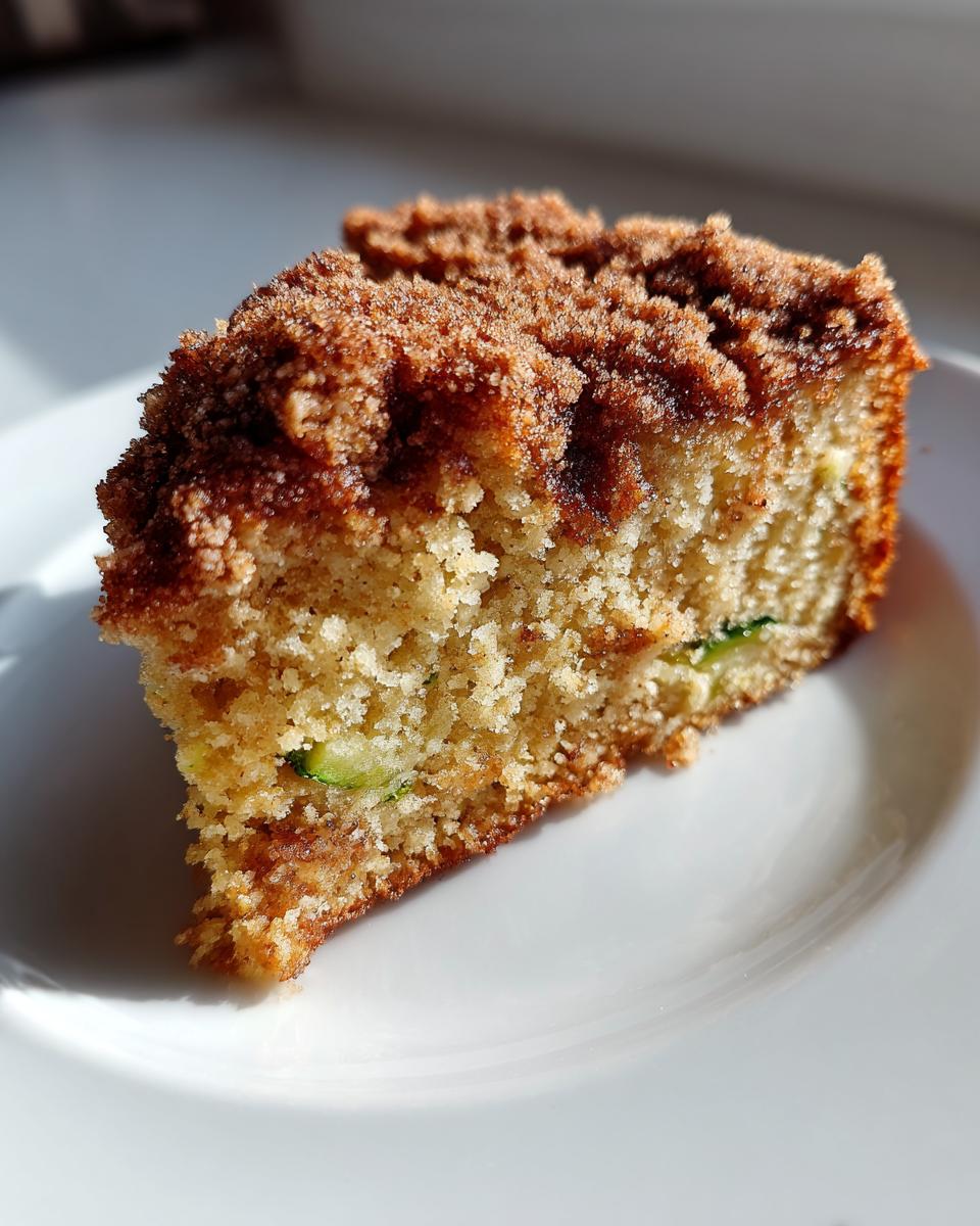Cinnamon Sugar Zucchini Coffee Cake - detail 3