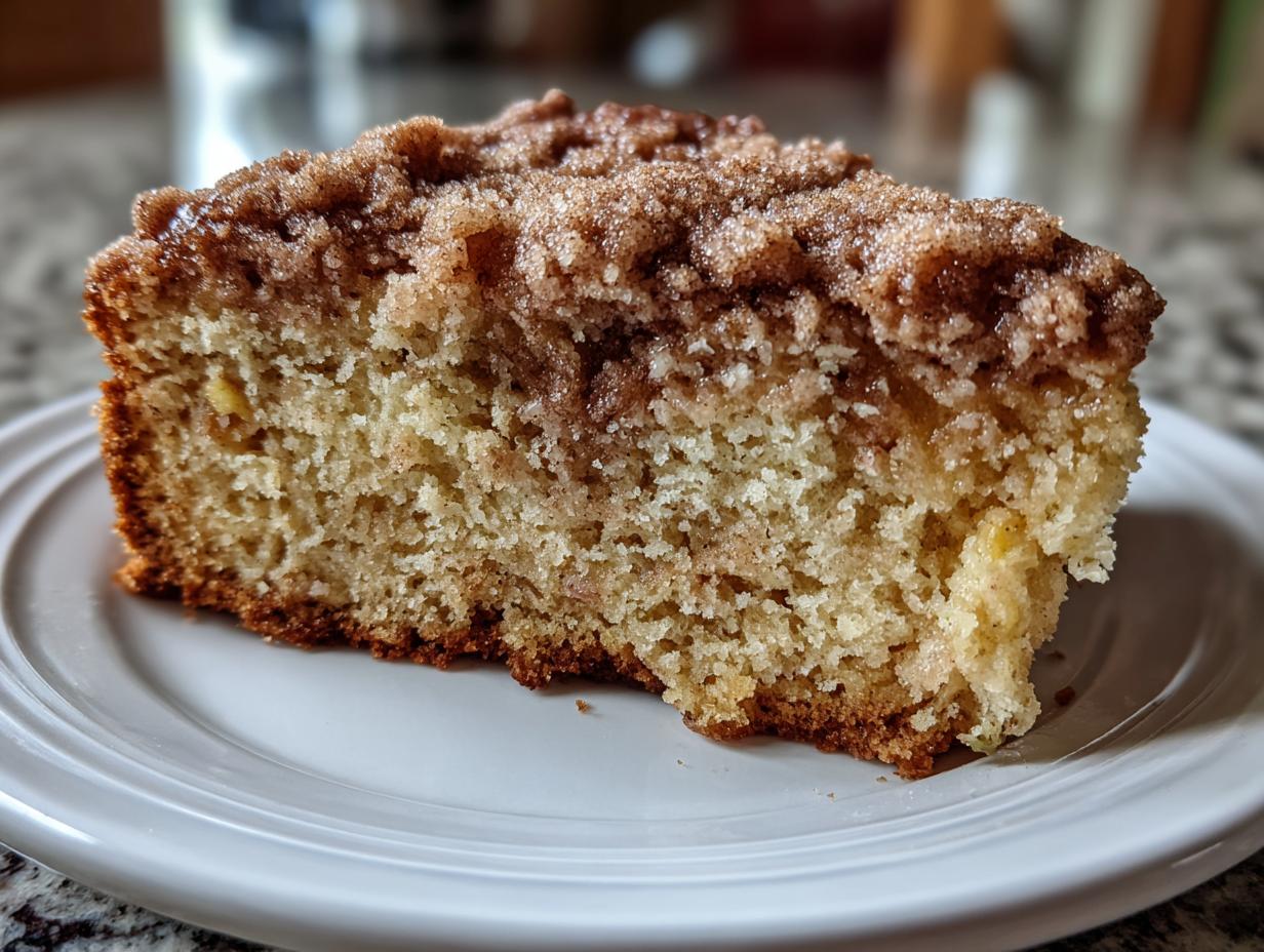 Cinnamon Sugar Zucchini Coffee Cake