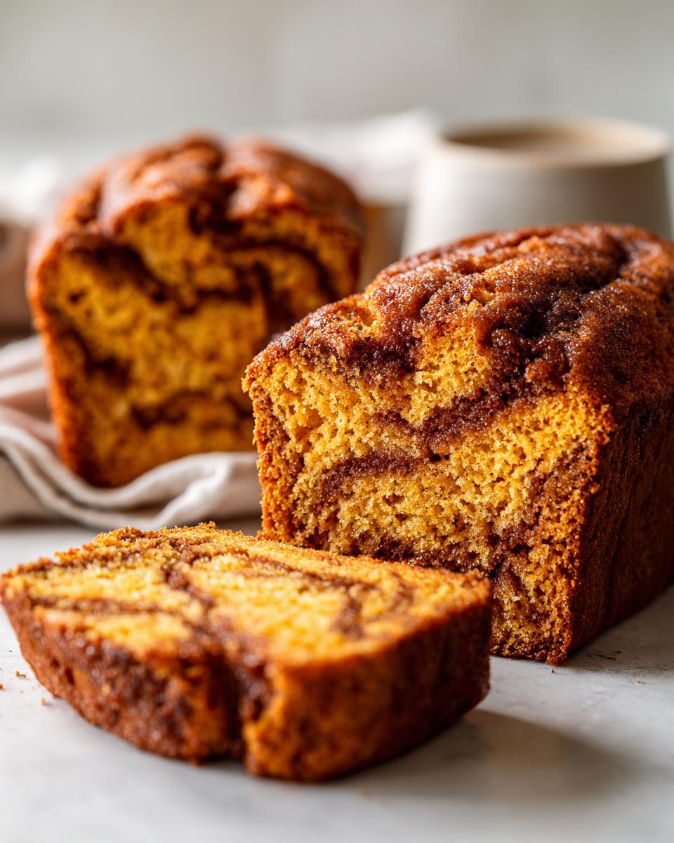 Moist Cinnamon Swirl Pumpkin Bread Mini Loaves in 15 Min 6 Cinnamon Swirl Pumpkin Bread Mini Loaves - detail 1