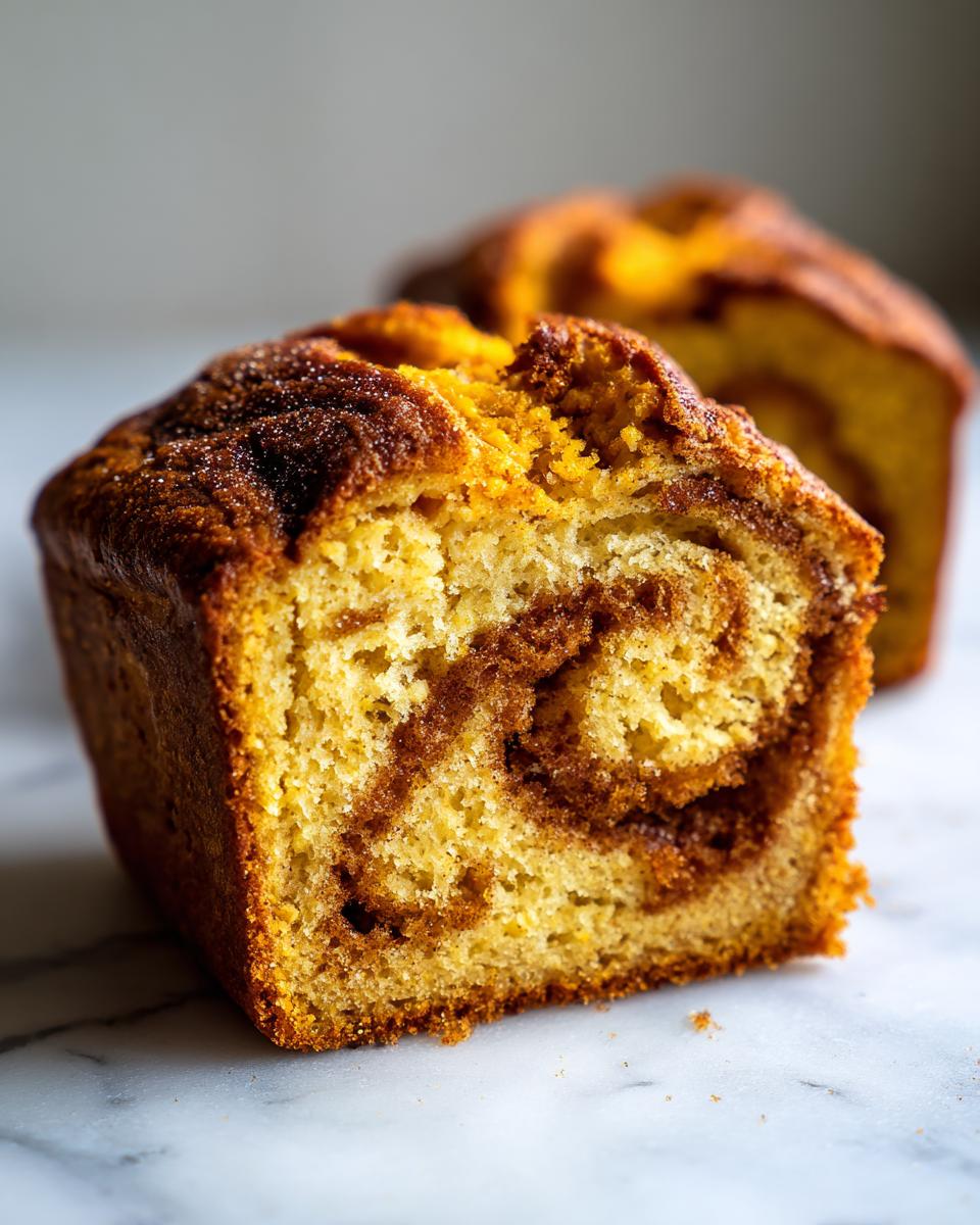 Moist Cinnamon Swirl Pumpkin Bread Mini Loaves in 15 Min 8 Cinnamon Swirl Pumpkin Bread Mini Loaves - detail 3