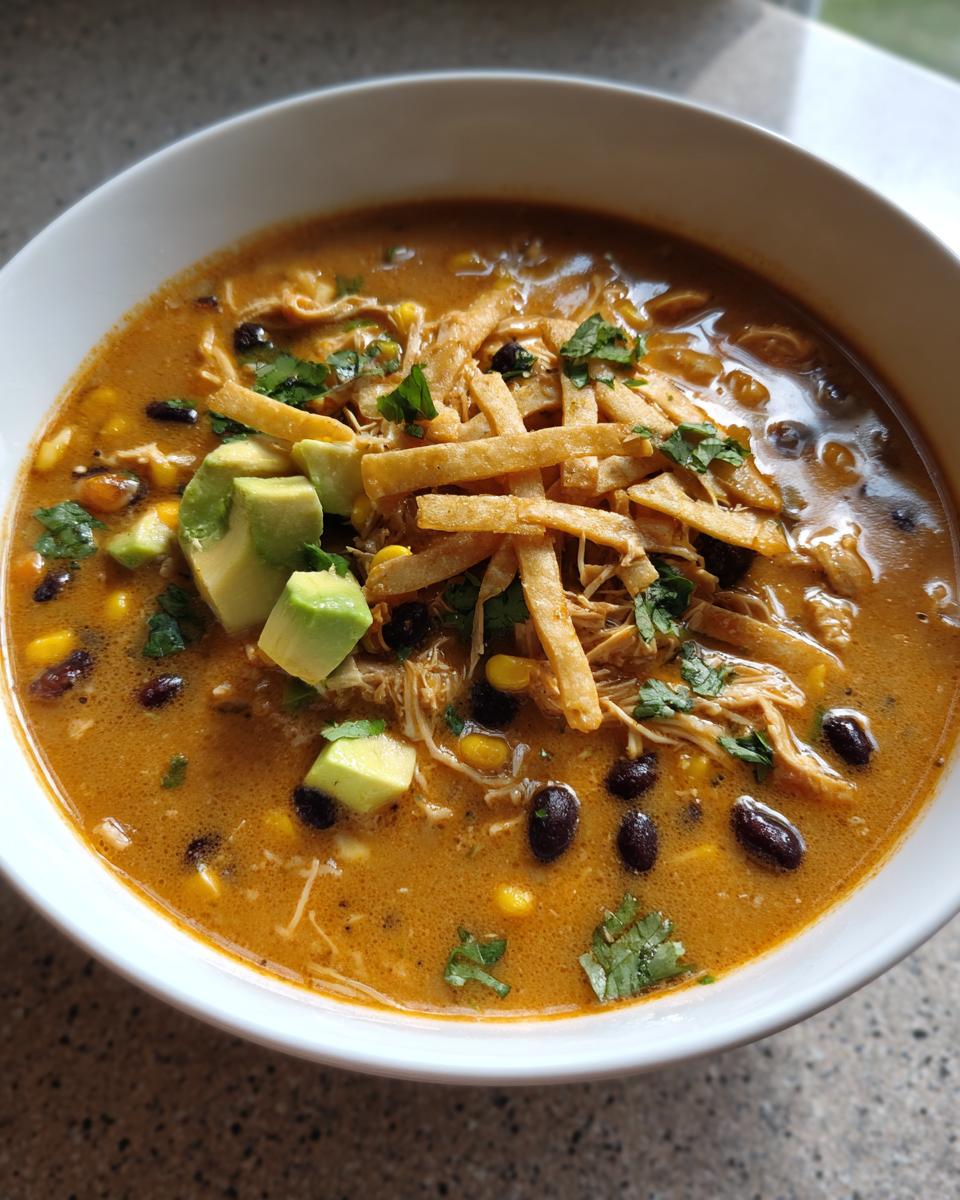 Creamy Chicken Tortilla Soup - detail 1