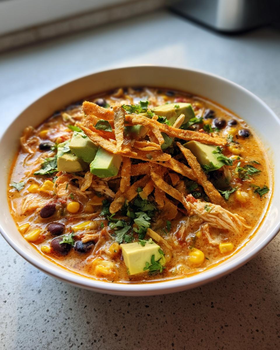 Creamy Chicken Tortilla Soup - detail 3