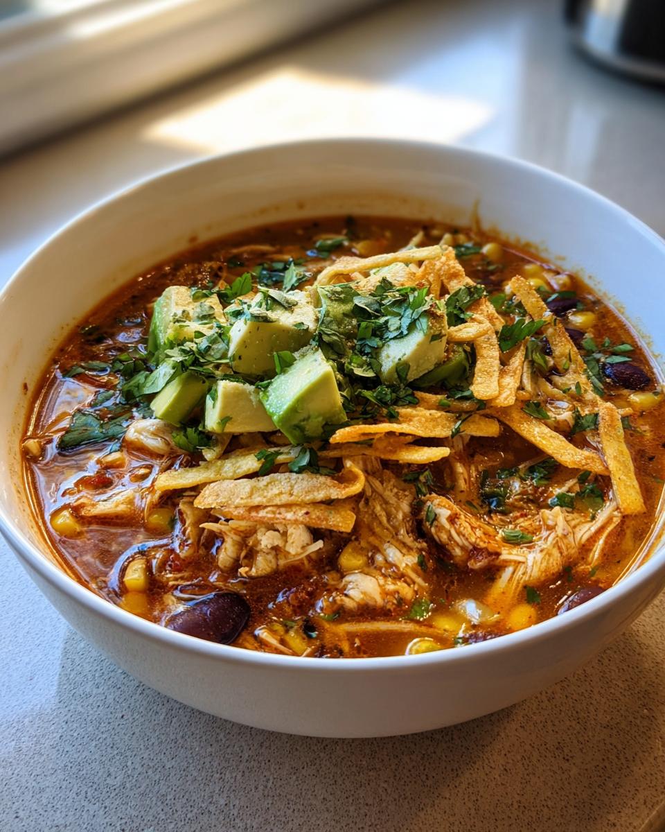 Creamy Chicken Tortilla Soup - detail 4