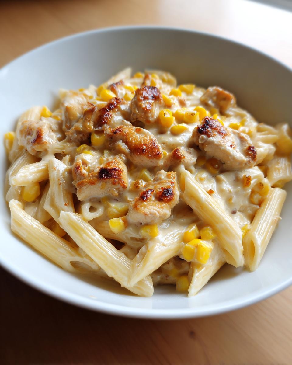 25-Minute Creamy Chicken and Corn Pasta That Thrills Tastebuds 6 Creamy Chicken and Corn Pasta - detail 1