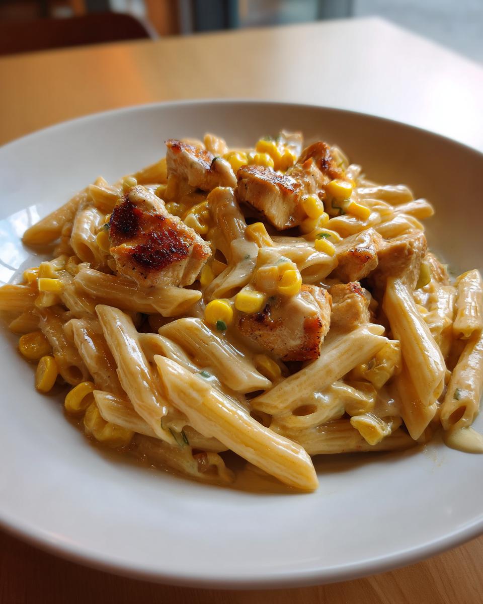 25-Minute Creamy Chicken and Corn Pasta That Thrills Tastebuds 9 Creamy Chicken and Corn Pasta - detail 4