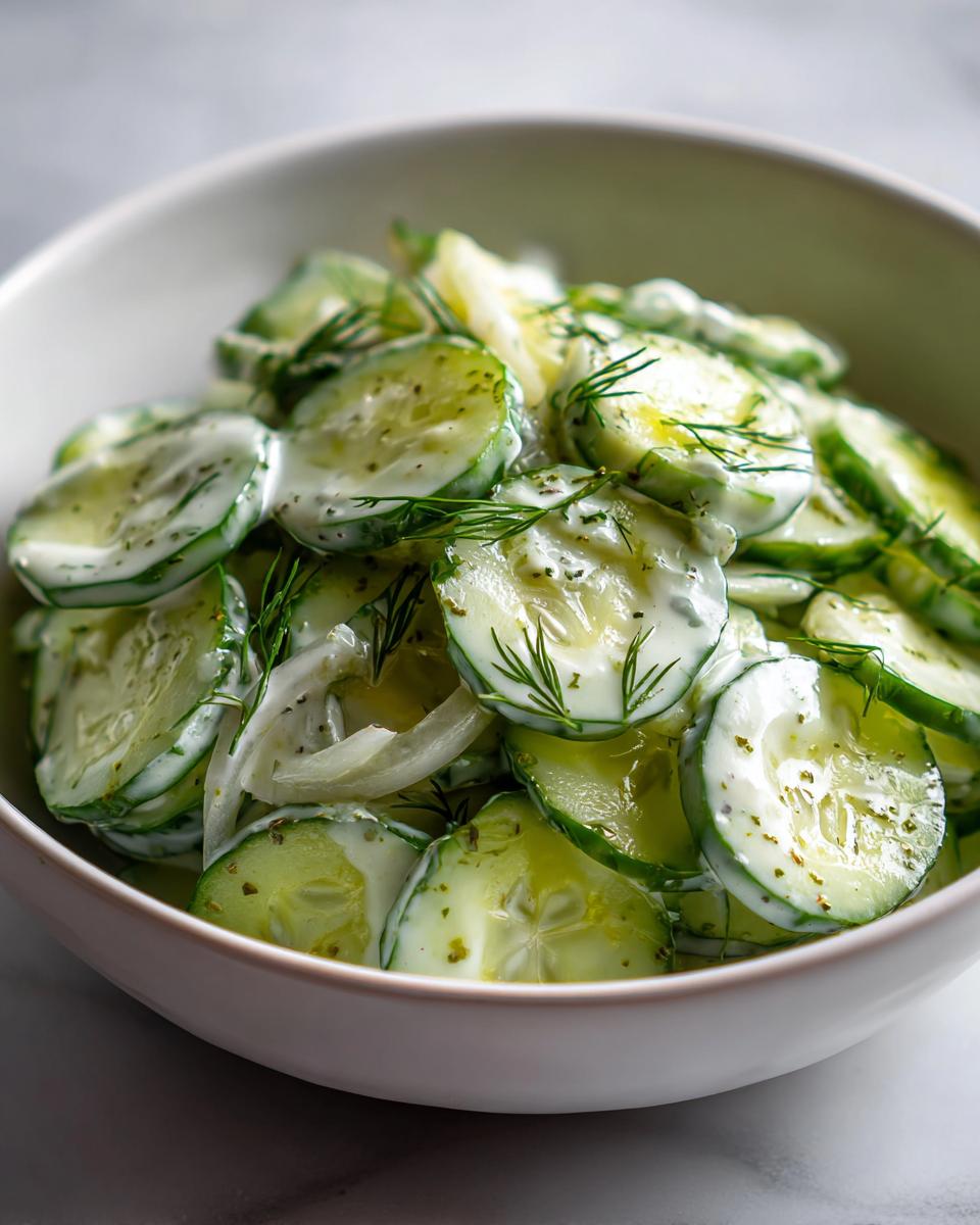 Magical 15-Minute Creamy German Cucumber Salad Recipe 8 Creamy German Cucumber Salad - detail 3