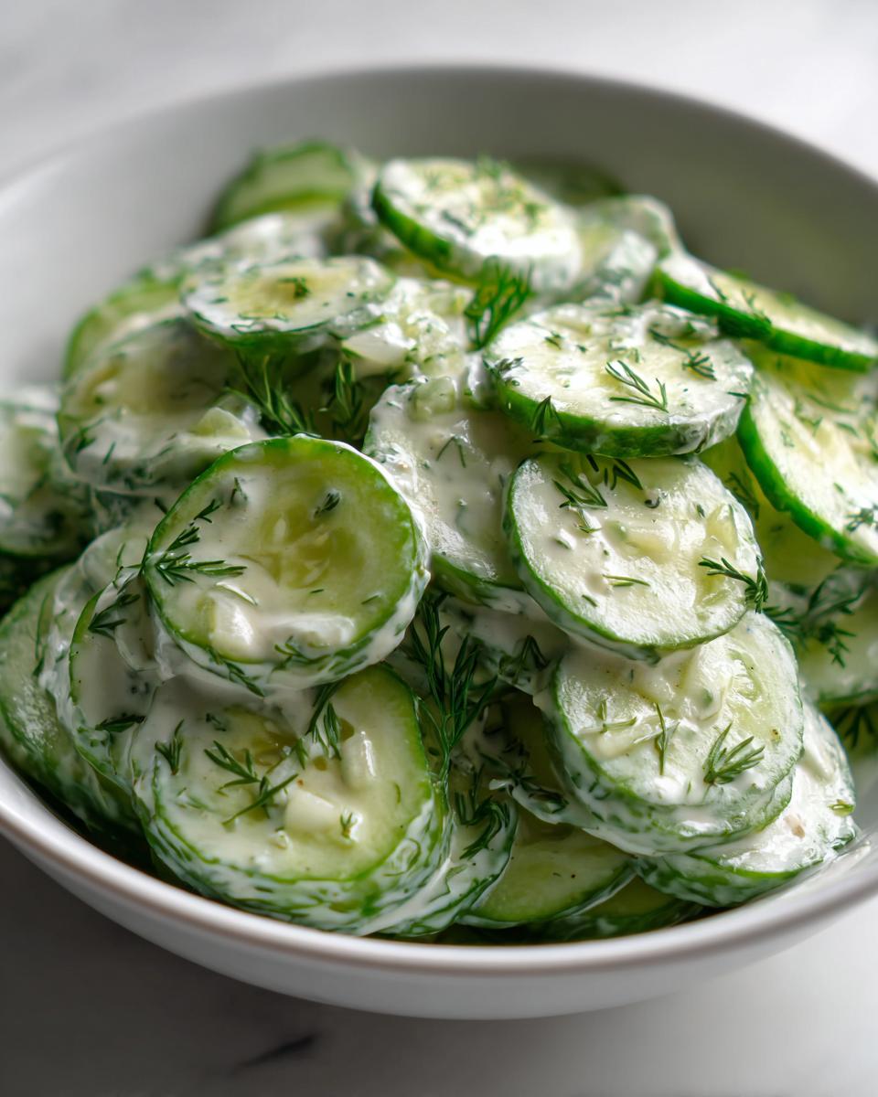 Magical 15-Minute Creamy German Cucumber Salad Recipe 9 Creamy German Cucumber Salad - detail 4