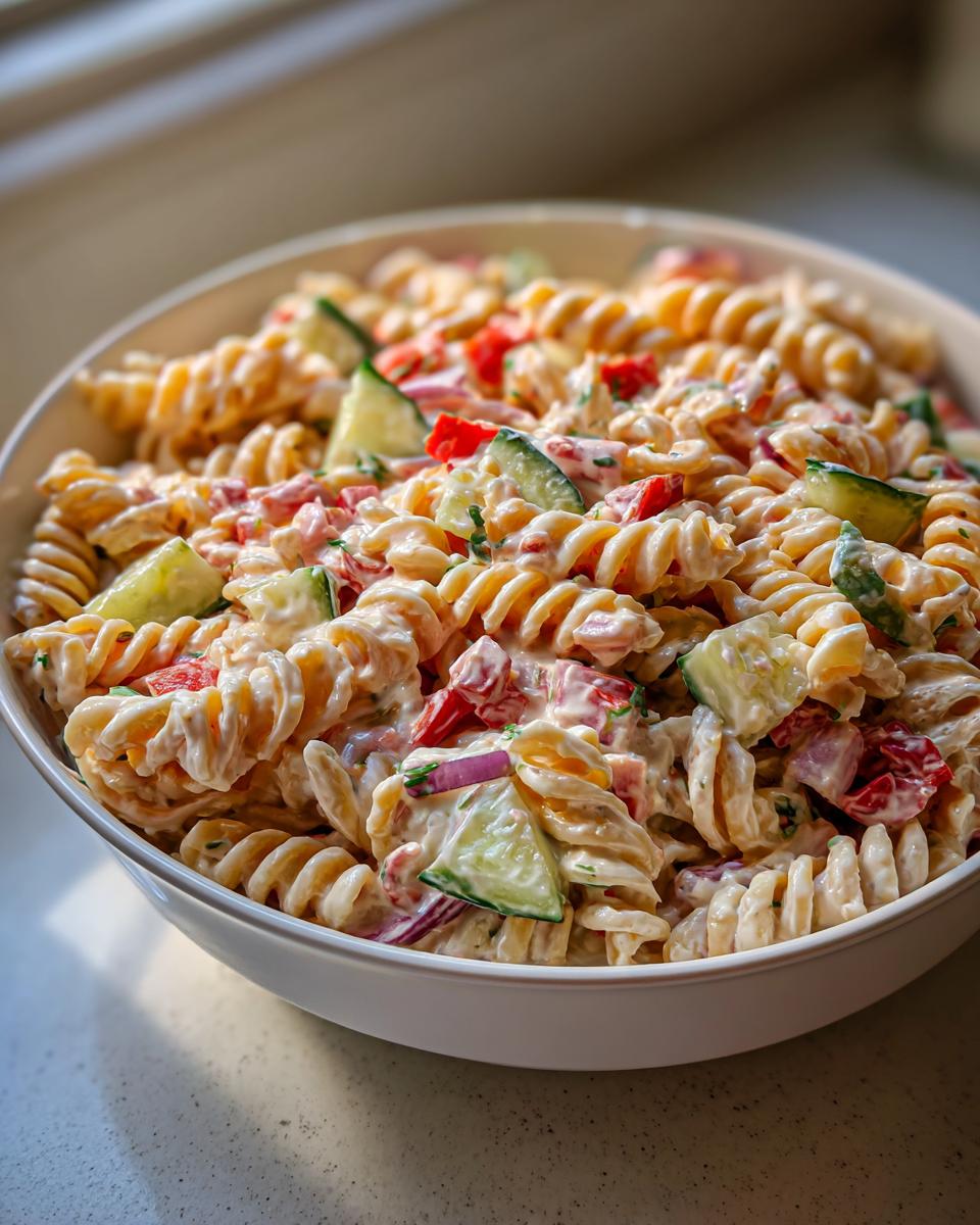 Irresistible 30-Minute Creamy Pasta Salad Recipe 8 Creamy Pasta Salad - detail 3