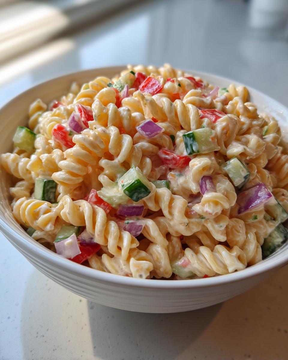 Irresistible 30-Minute Creamy Pasta Salad Recipe 9 Creamy Pasta Salad - detail 4