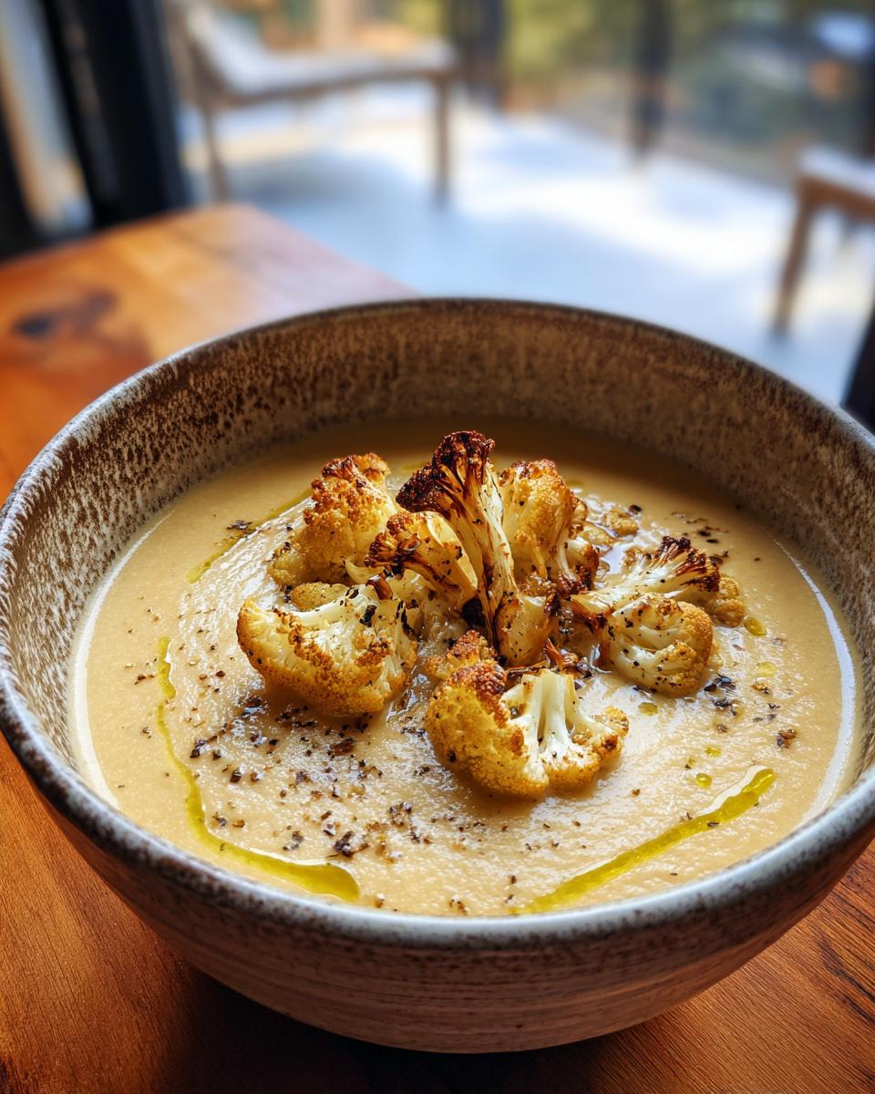 Creamy Roasted Cauliflower Soup: 4 Secrets for Velvety Bliss 7 Creamy Roasted Cauliflower Soup - detail 2