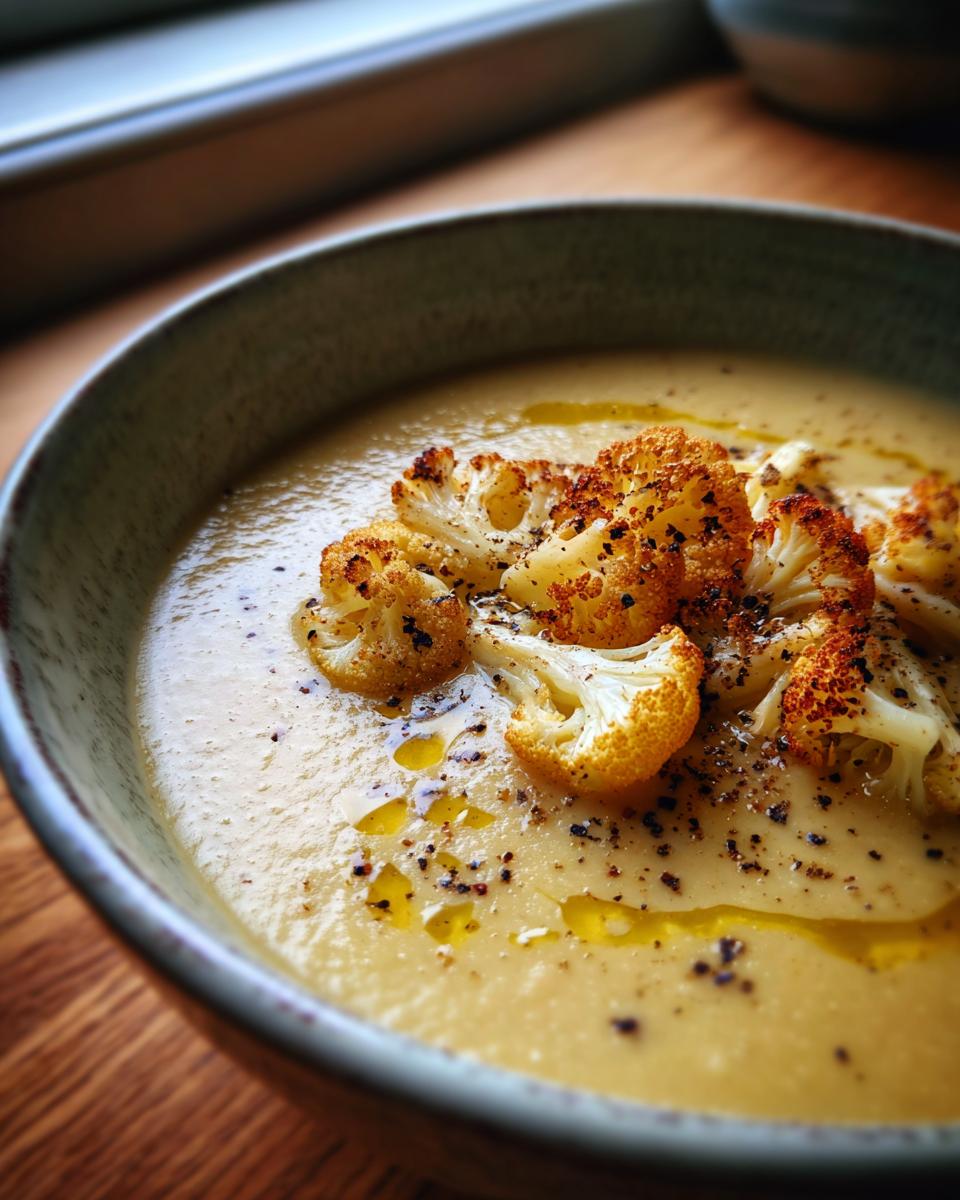 Creamy Roasted Cauliflower Soup: 4 Secrets for Velvety Bliss 8 Creamy Roasted Cauliflower Soup - detail 3