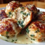 35-Minute Creamy Spinach Turkey Meatballs Recipe (So Tender) 6 Creamy Spinach Turkey Meatballs