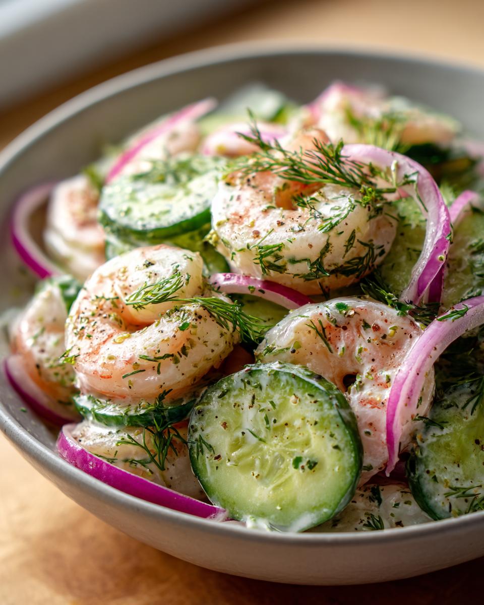 Refreshing Cucumber Shrimp Salad Recipe - Ready in 10 Minutes! 6 Cucumber Shrimp Salad - detail 1