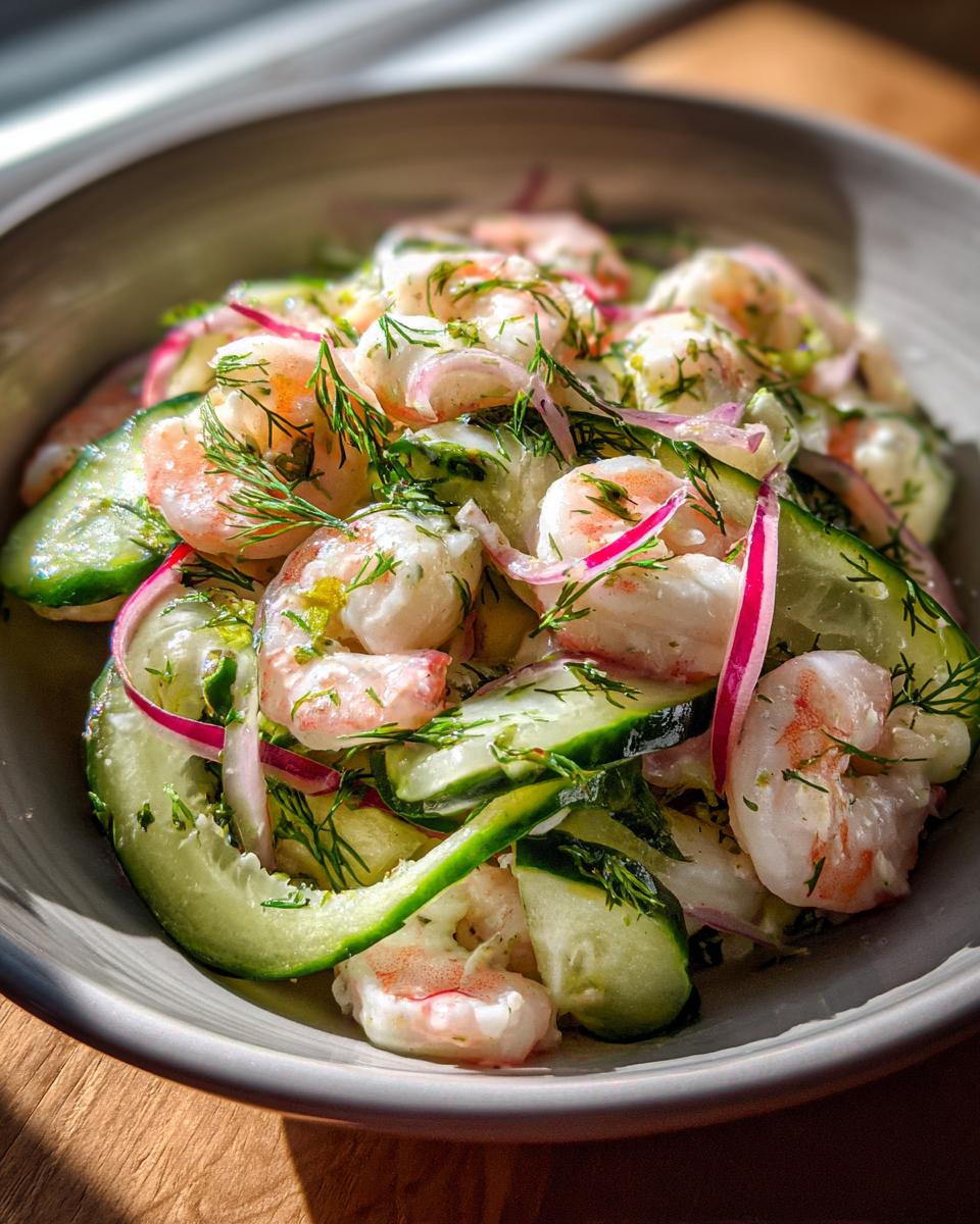 Refreshing Cucumber Shrimp Salad Recipe - Ready in 10 Minutes! 7 Cucumber Shrimp Salad - detail 2