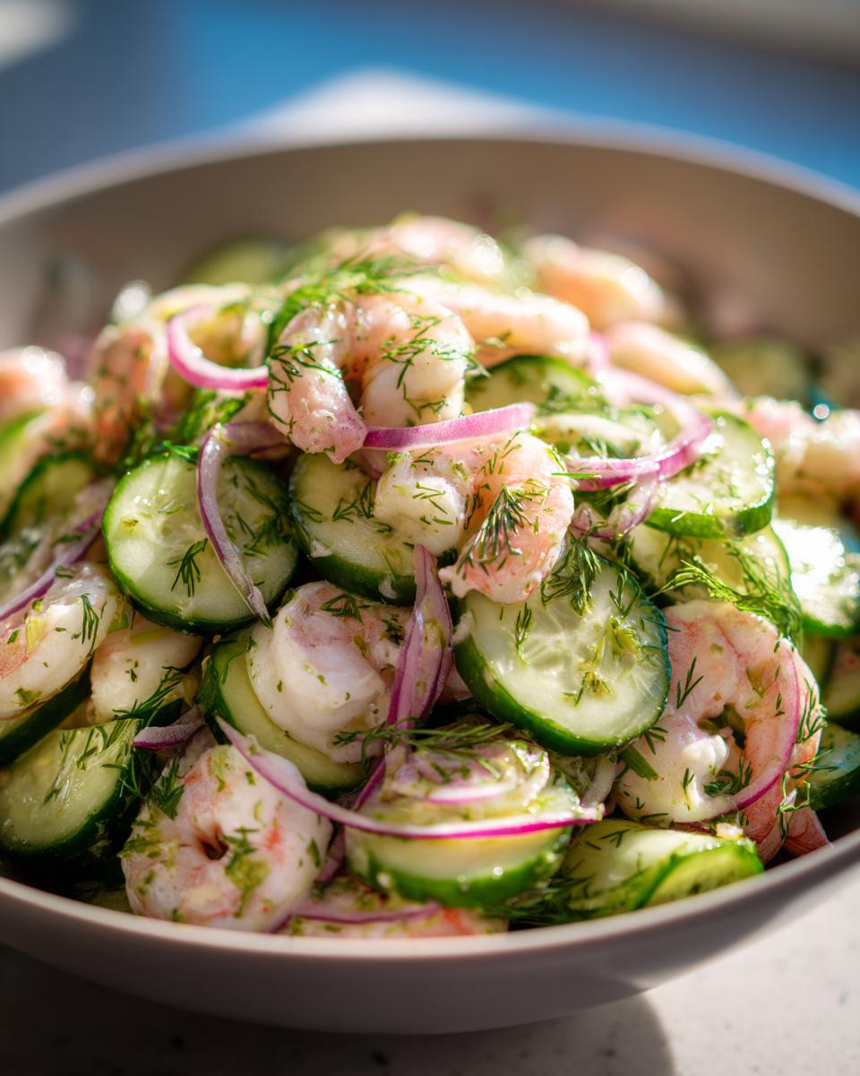 Refreshing Cucumber Shrimp Salad Recipe - Ready in 10 Minutes! 8 Cucumber Shrimp Salad - detail 3
