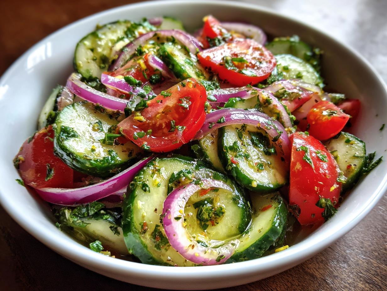 Cucumber Tomato Salad