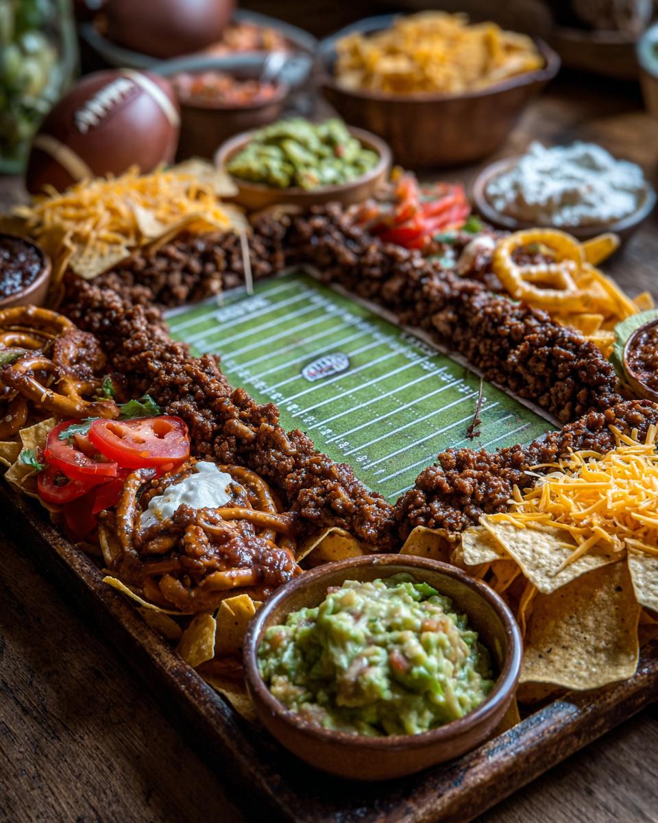 Build an Epic 32-Ingredient DIY Ultimate Football Snack Stadium 6 DIY Ultimate Football Snack Stadium - detail 1