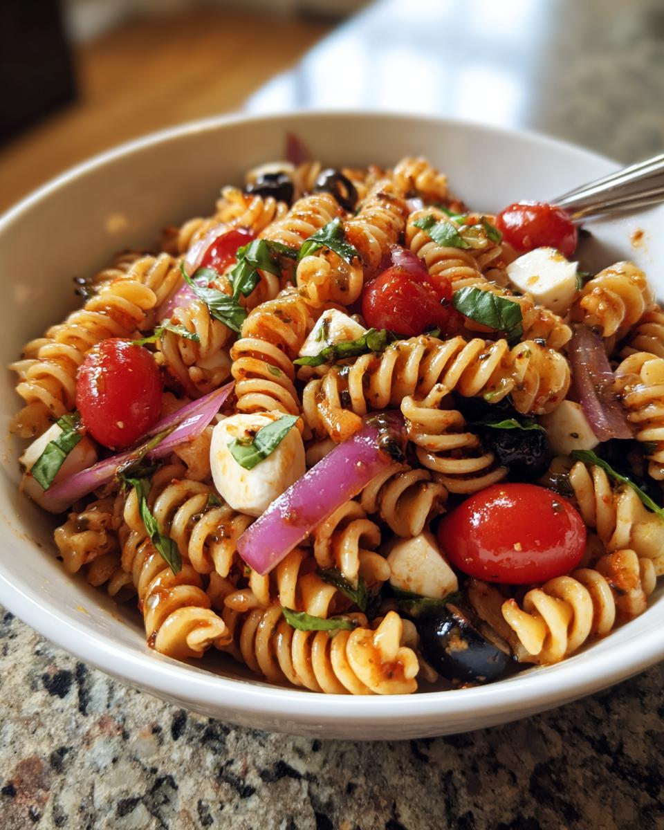 Easy Italian Pasta Salad in 25 Minutes: A Lazy Chef’s Dream 6 Easy Italian Pasta Salad - detail 1