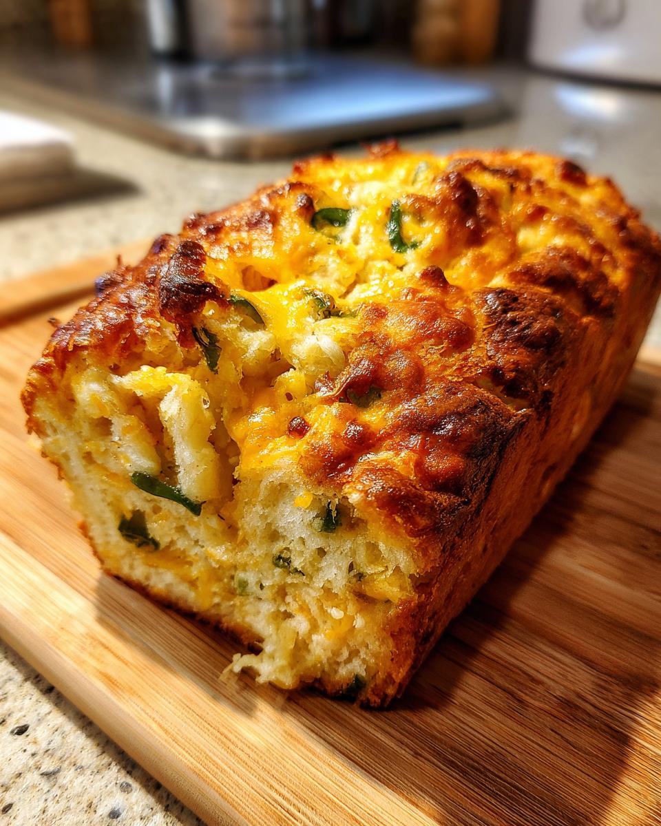 Easy Jalapeño Cheddar Bread Recipe - detail 3