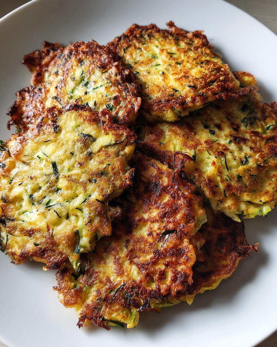 Easy Zucchini Fritters - detail 2