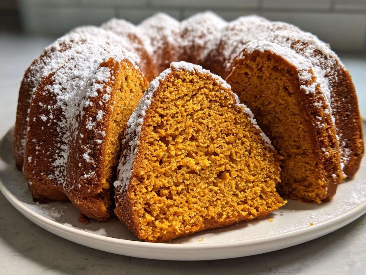 Easy pumpkin bundt cake
