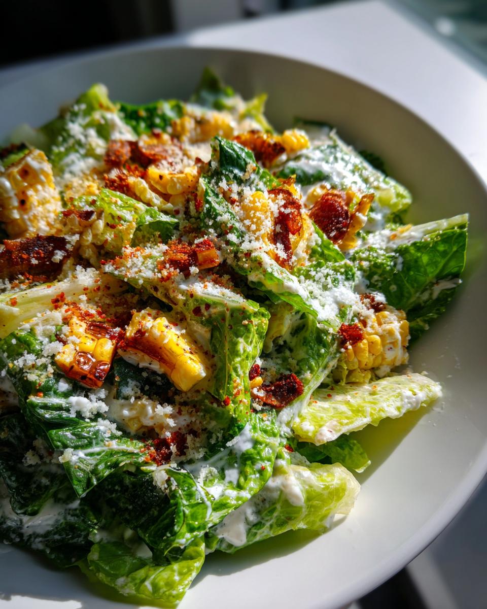 21-Minute Elote Grilled Caesar Salad That'll Blow Your Mind 6 Elote Grilled Caesar Salad - detail 1