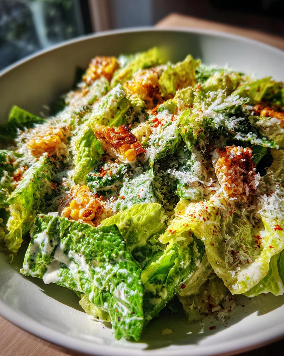 21-Minute Elote Grilled Caesar Salad That'll Blow Your Mind 7 Elote Grilled Caesar Salad - detail 2