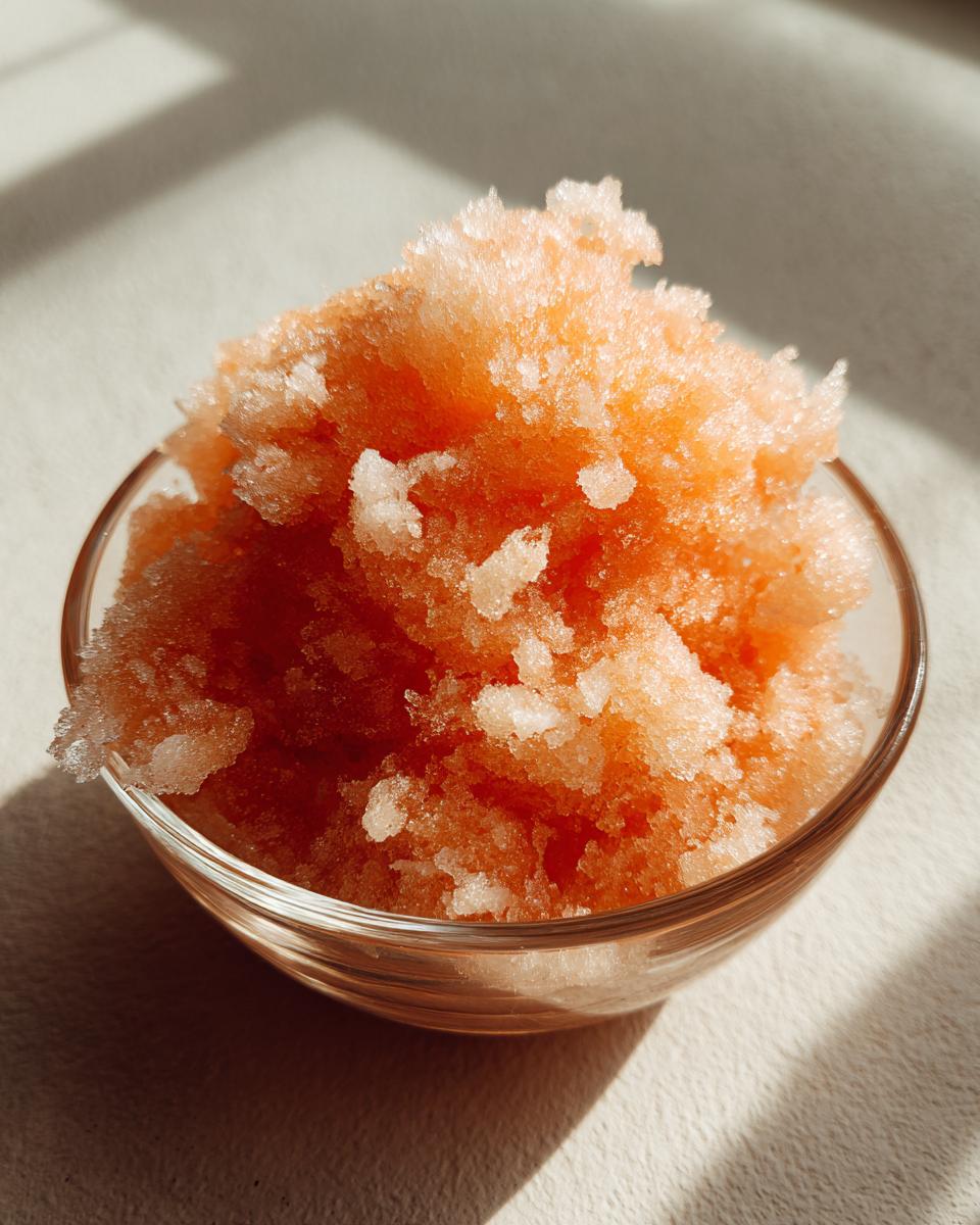 Frozen Peach Shaved Ice - detail 2