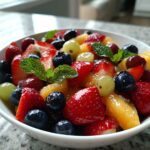10-Minute Honey Lime Fruit Salad for Refreshing Bliss 8 Fruit Salad with honey lime dressing