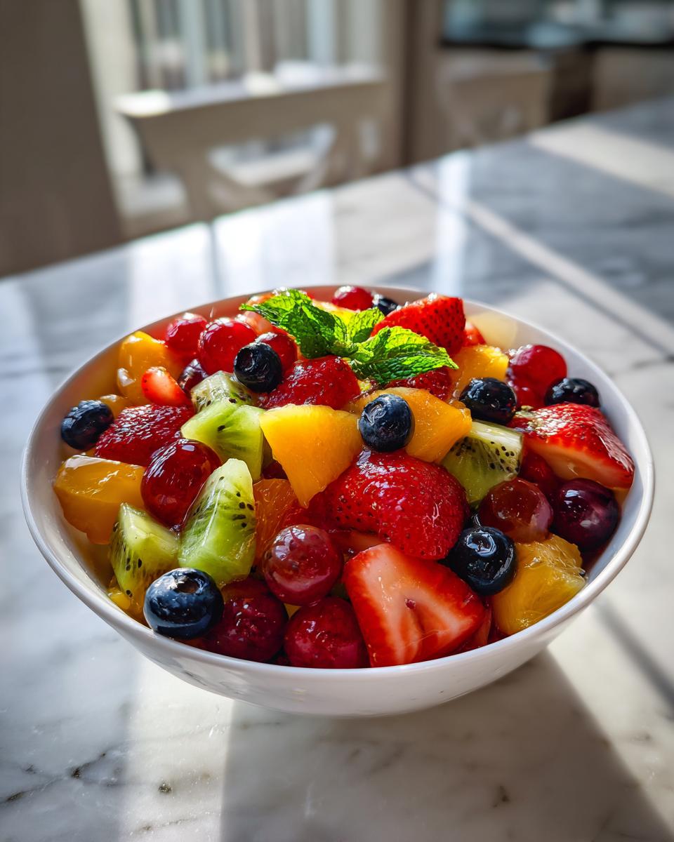 10-Minute Honey Lime Fruit Salad for Refreshing Bliss 7 Fruit Salad with honey lime dressing - detail 3