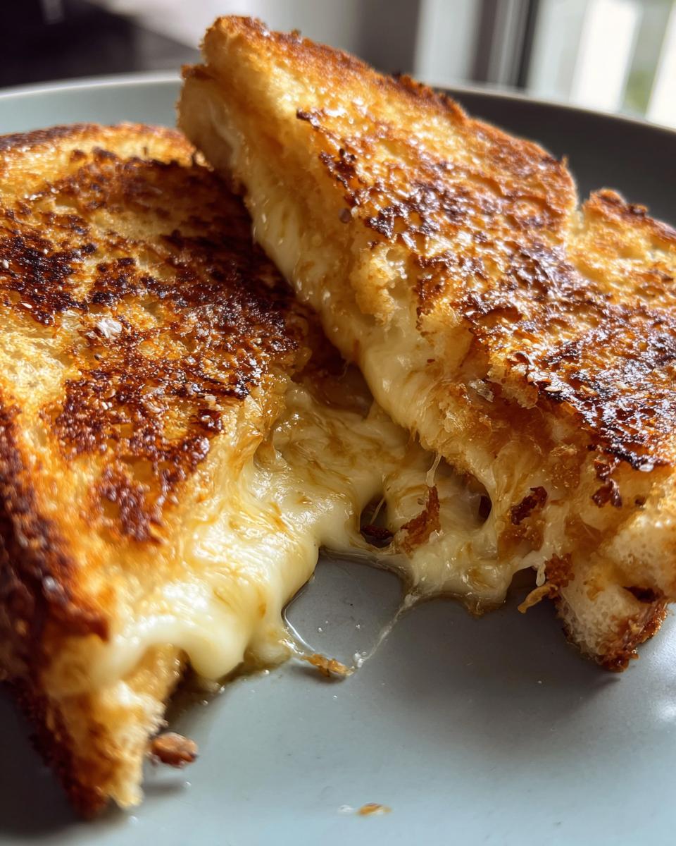 Crispy Garlic Bread Grilled Cheese in Just 3 Simple Steps 5 Garlic Bread Grilled Cheese - detail 1